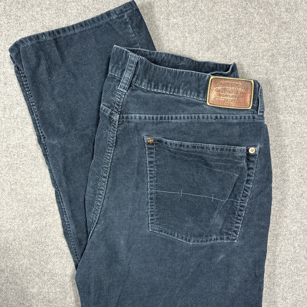 Polo Ralph Lauren Corduroy‎ Pants Men's 38x30 Classic Fit Navy Blue Cotton
